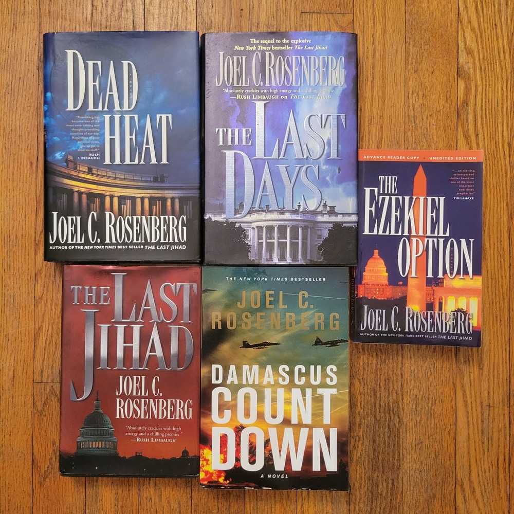 Joel C Rosenberg 5 Books Political Thriller Suspense Christian Fiction End Time